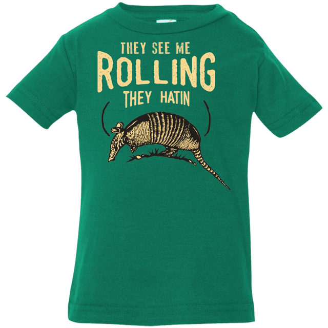 T-Shirts Kelly / 6 Months They See Me Rollin Infant Premium T-Shirt
