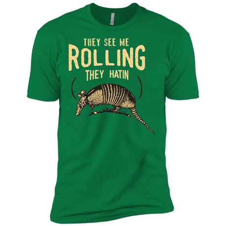 T-Shirts Kelly Green / X-Small They See Me Rollin Men's Premium T-Shirt