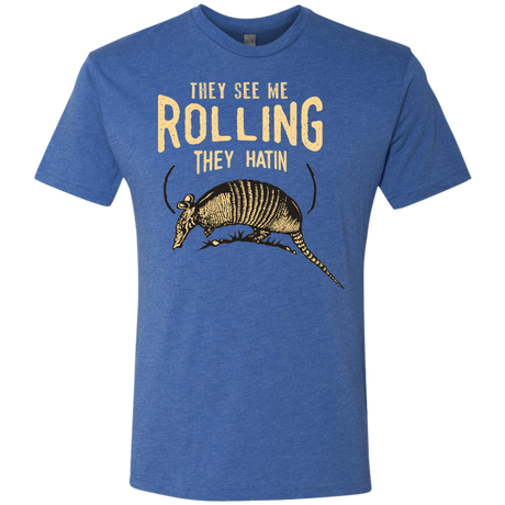 T-Shirts Vintage Royal / Small They See Me Rollin Men's Triblend T-Shirt