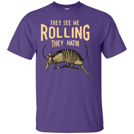 T-Shirts Purple / Small They See Me Rollin T-Shirt