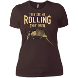 T-Shirts Dark Chocolate / X-Small They See Me Rollin Women's Premium T-Shirt