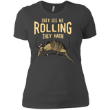 T-Shirts Heavy Metal / X-Small They See Me Rollin Women's Premium T-Shirt
