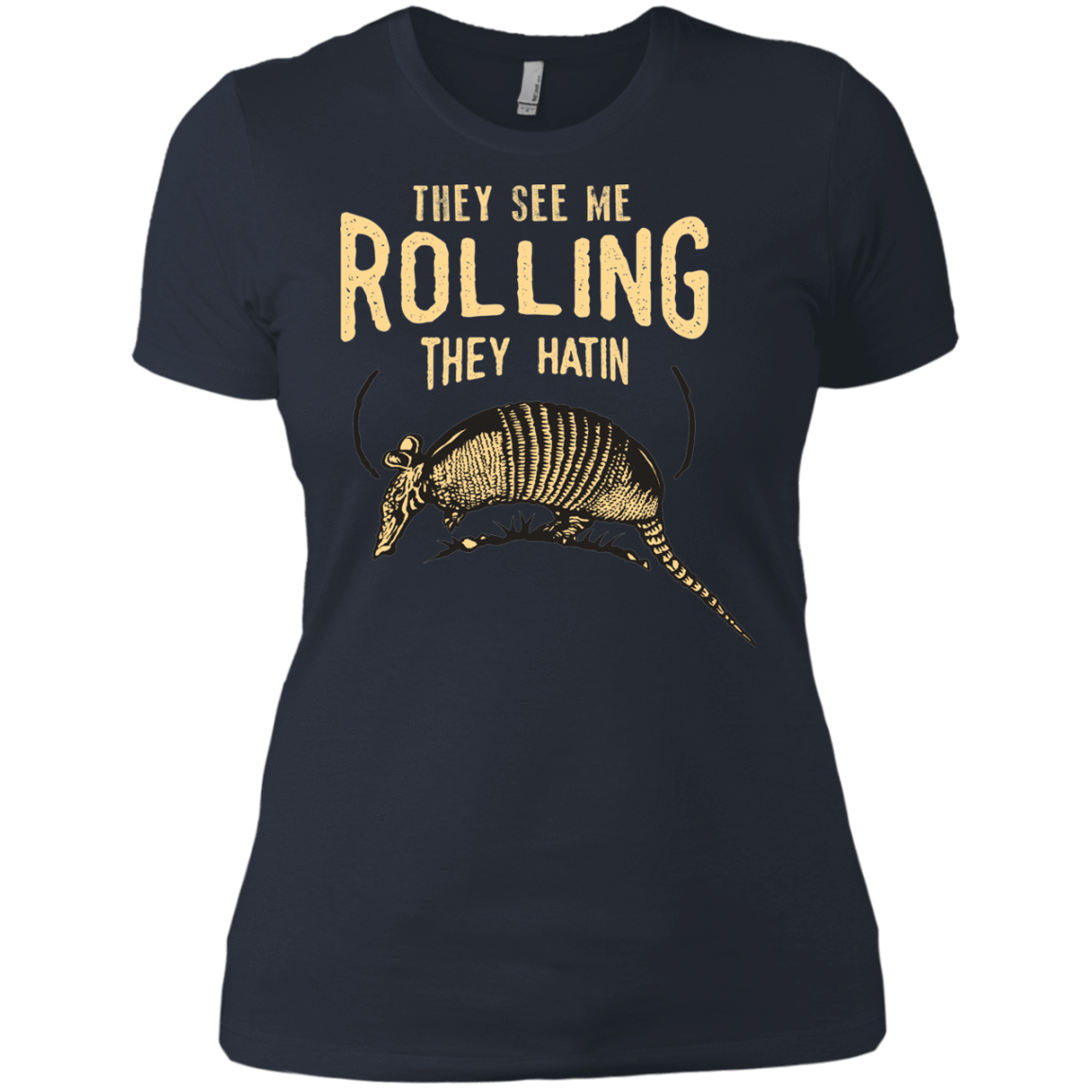 T-Shirts Indigo / X-Small They See Me Rollin Women's Premium T-Shirt