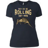 T-Shirts Indigo / X-Small They See Me Rollin Women's Premium T-Shirt
