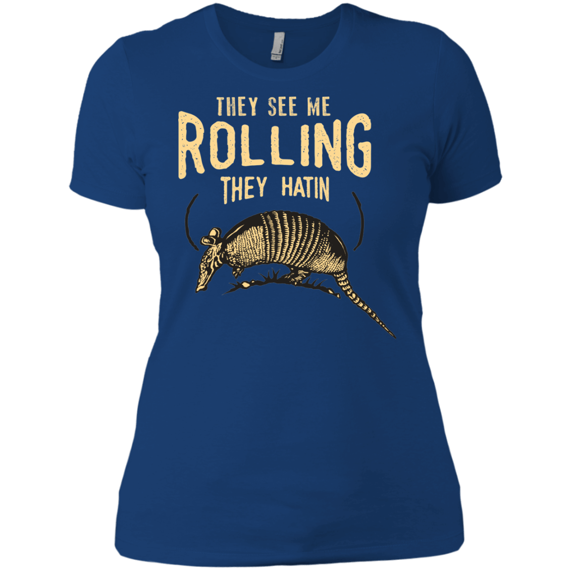 T-Shirts Royal / X-Small They See Me Rollin Women's Premium T-Shirt