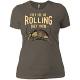 T-Shirts Warm Grey / X-Small They See Me Rollin Women's Premium T-Shirt