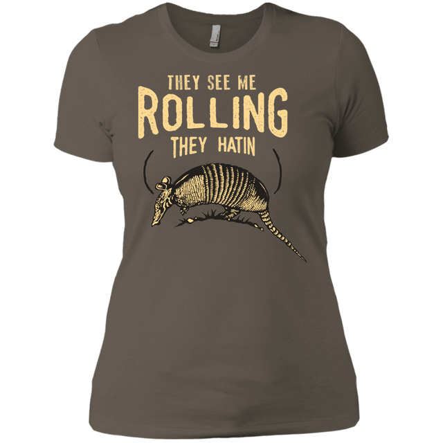 T-Shirts Warm Grey / X-Small They See Me Rollin Women's Premium T-Shirt