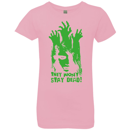 T-Shirts Light Pink / YXS They Wont Stay Dead Girls Premium T-Shirt