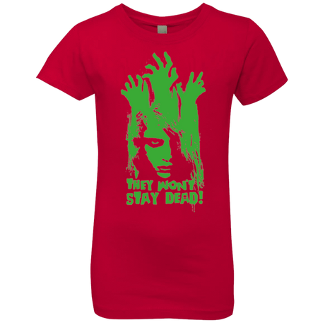 T-Shirts Red / YXS They Wont Stay Dead Girls Premium T-Shirt