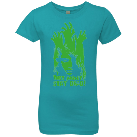 T-Shirts Tahiti Blue / YXS They Wont Stay Dead Girls Premium T-Shirt