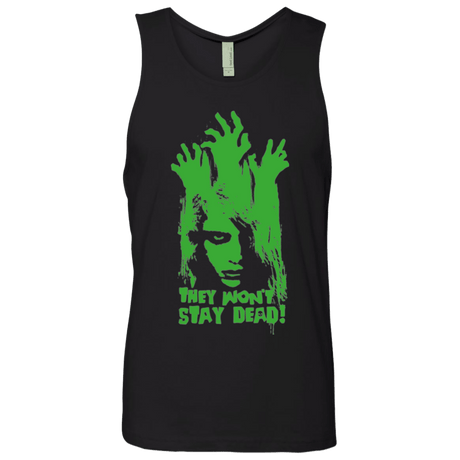 T-Shirts Black / Small They Wont Stay Dead Men's Premium Tank Top