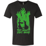 T-Shirts Vintage Black / Small They Wont Stay Dead Men's Triblend T-Shirt