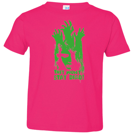 T-Shirts Hot Pink / 2T They Wont Stay Dead Toddler Premium T-Shirt