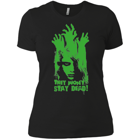T-Shirts Black / X-Small They Wont Stay Dead Women's Premium T-Shirt
