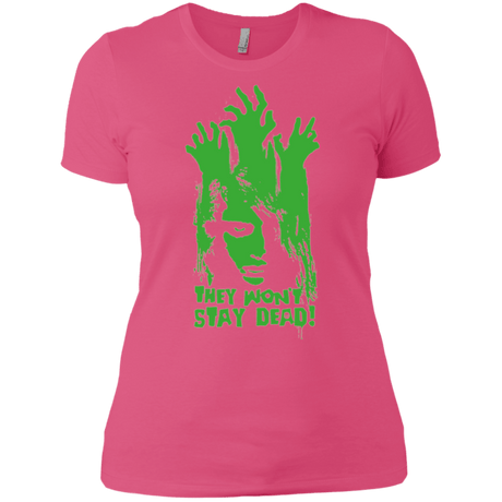 T-Shirts Hot Pink / X-Small They Wont Stay Dead Women's Premium T-Shirt