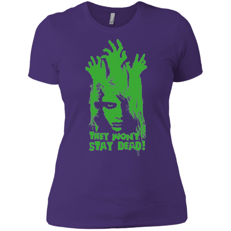 T-Shirts Purple / X-Small They Wont Stay Dead Women's Premium T-Shirt