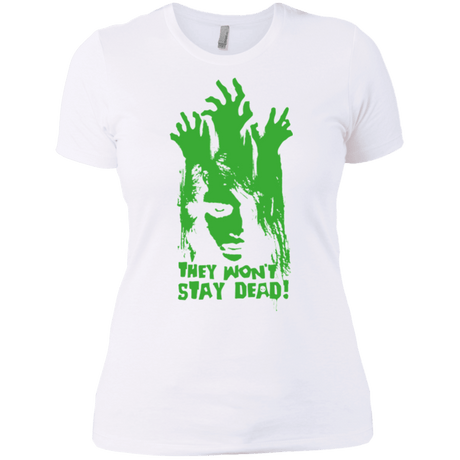 T-Shirts White / X-Small They Wont Stay Dead Women's Premium T-Shirt