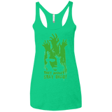 T-Shirts Envy / X-Small They Wont Stay Dead Women's Triblend Racerback Tank