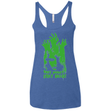 T-Shirts Vintage Royal / X-Small They Wont Stay Dead Women's Triblend Racerback Tank