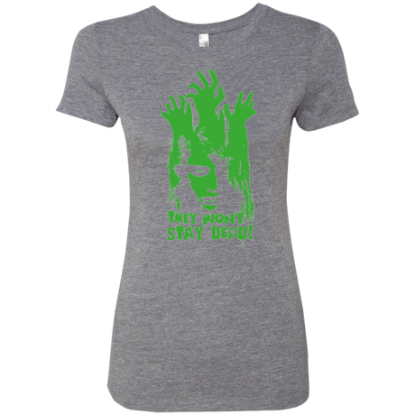 T-Shirts Premium Heather / Small They Wont Stay Dead Women's Triblend T-Shirt