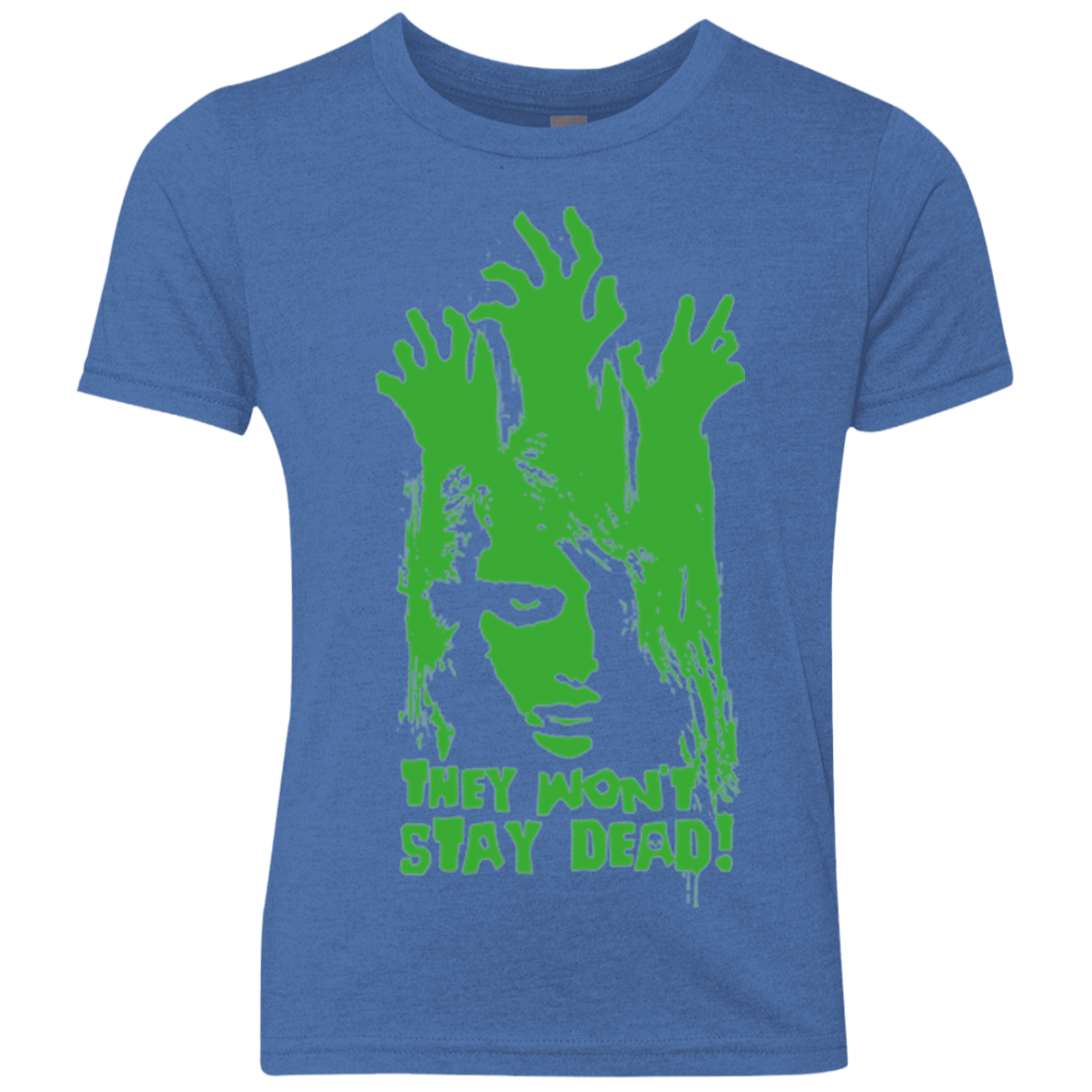 T-Shirts Vintage Royal / YXS They Wont Stay Dead Youth Triblend T-Shirt