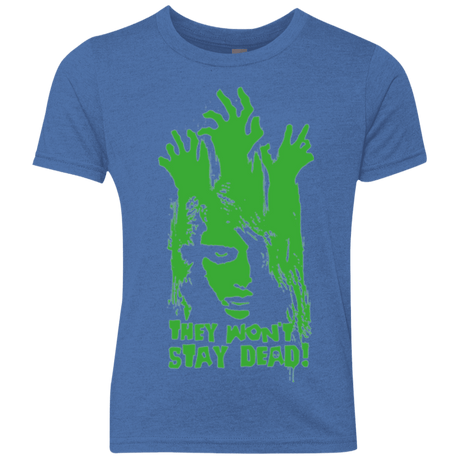 T-Shirts Vintage Royal / YXS They Wont Stay Dead Youth Triblend T-Shirt