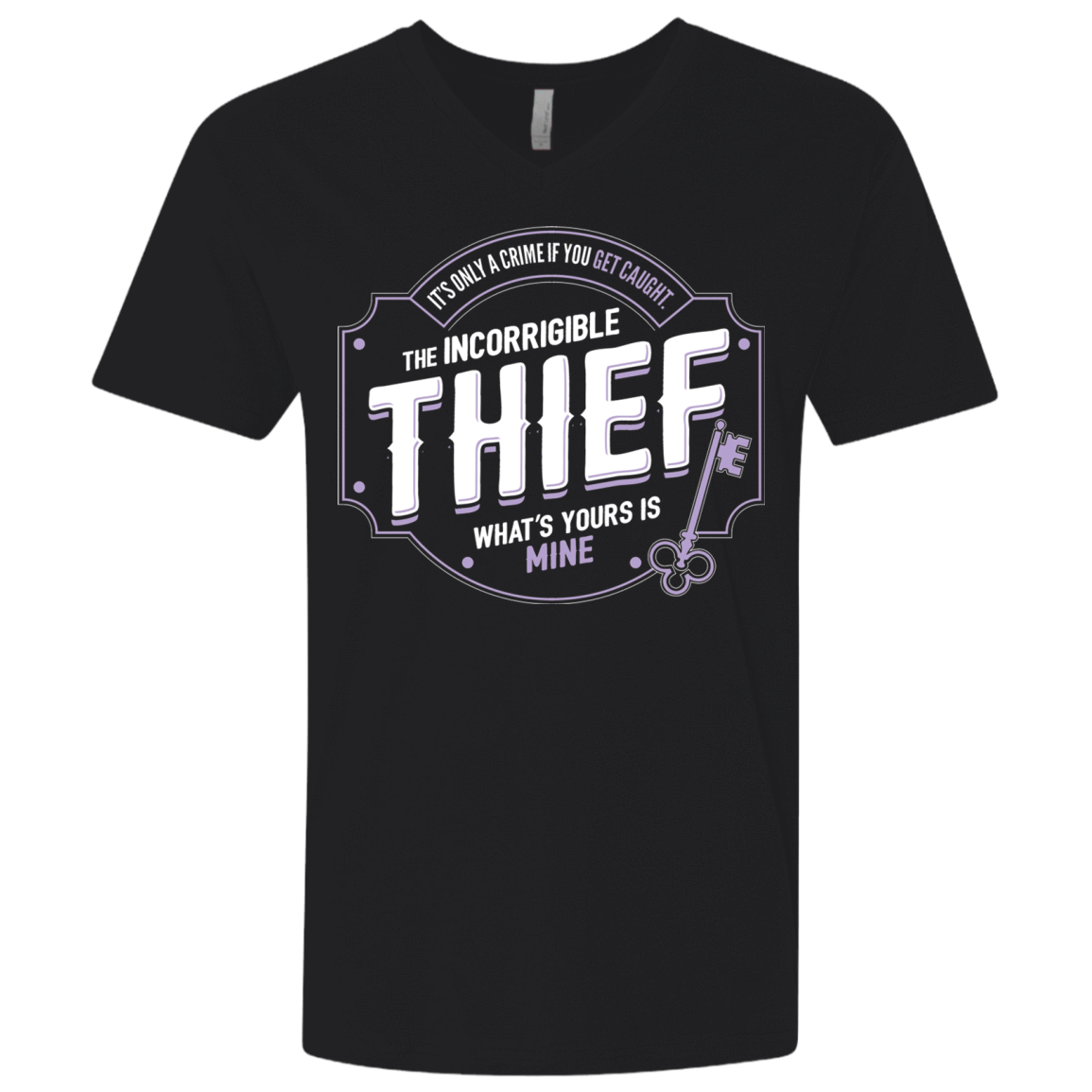 T-Shirts Black / X-Small Thief Men's Premium V-Neck