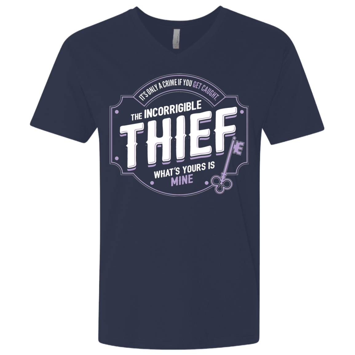 T-Shirts Midnight Navy / X-Small Thief Men's Premium V-Neck
