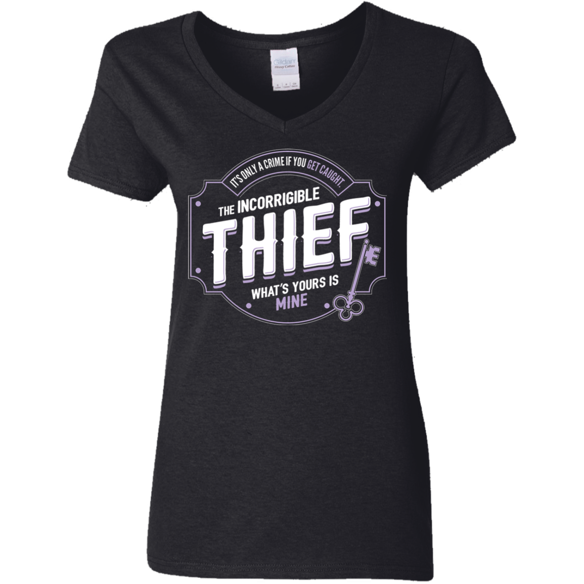 Thief Women's V-Neck T-Shirt