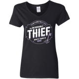 Thief Women's V-Neck T-Shirt