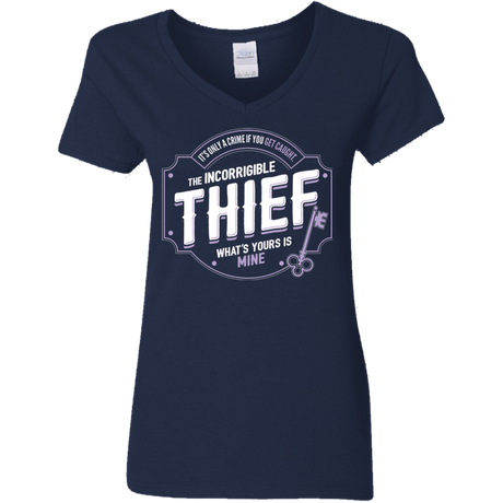 Thief Women's V-Neck T-Shirt