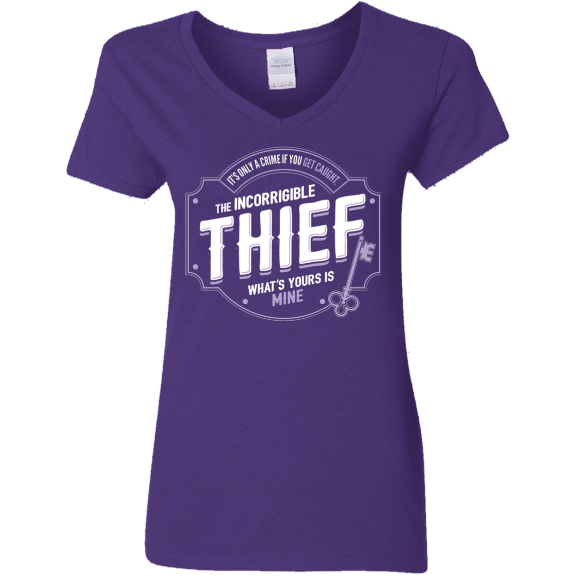 Thief Women's V-Neck T-Shirt