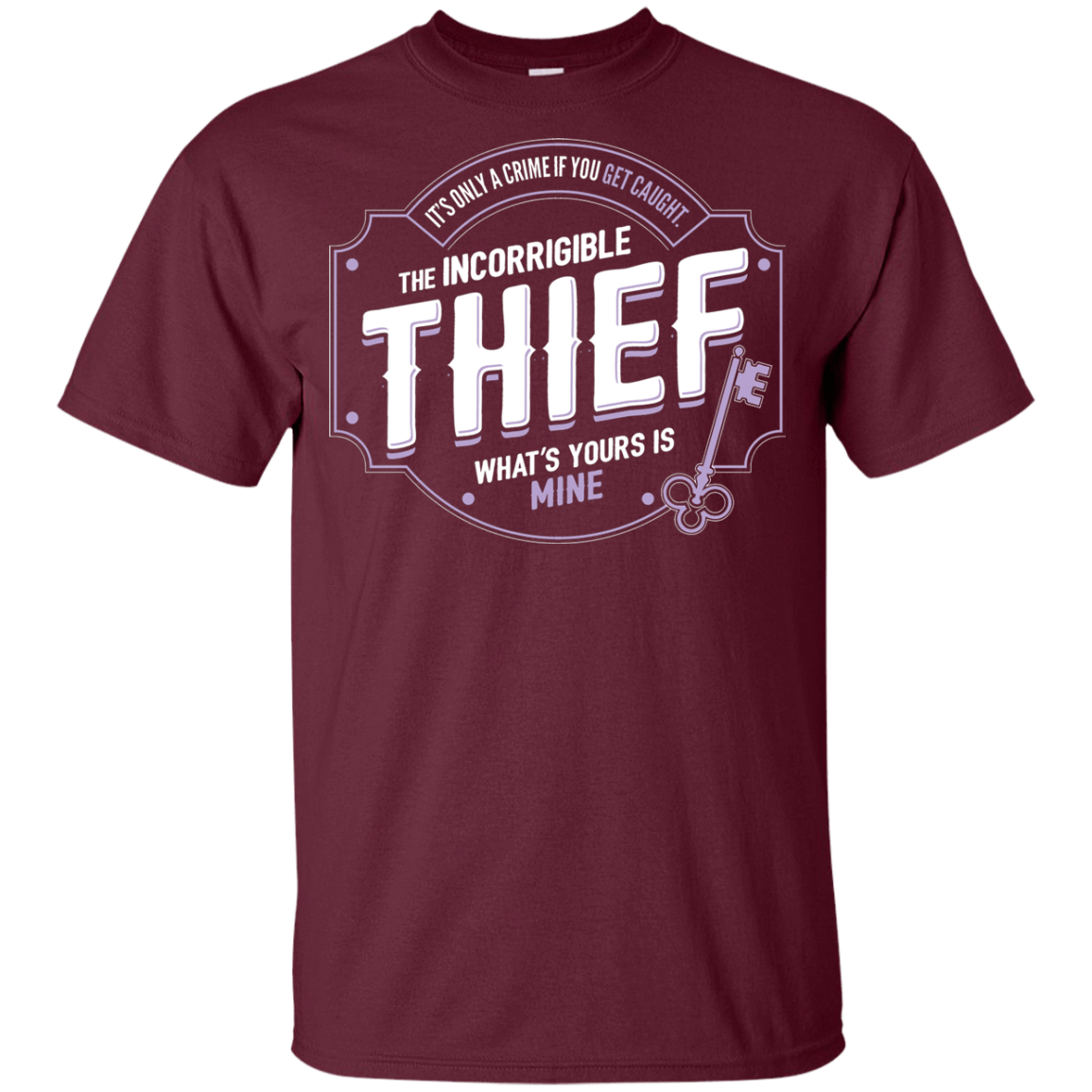 T-Shirts Maroon / YXS Thief Youth T-Shirt