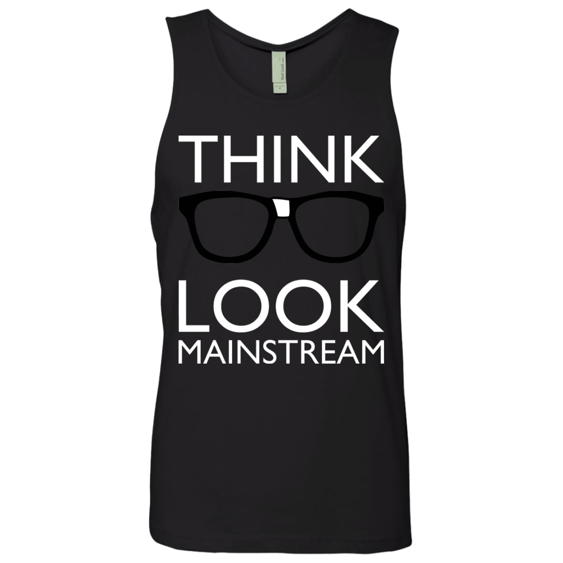 T-Shirts Black / S Think Nerd Men's Premium Tank Top