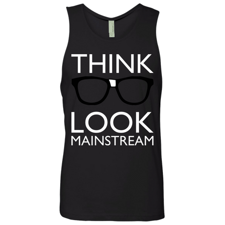 T-Shirts Black / S Think Nerd Men's Premium Tank Top