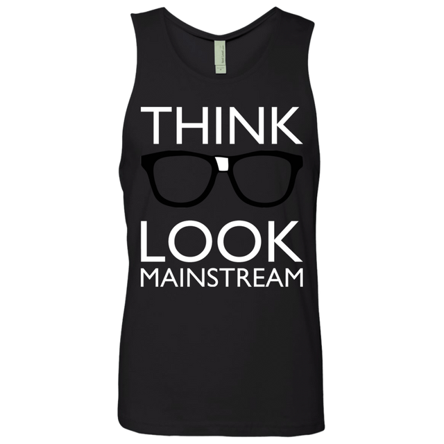 T-Shirts Black / S Think Nerd Men's Premium Tank Top