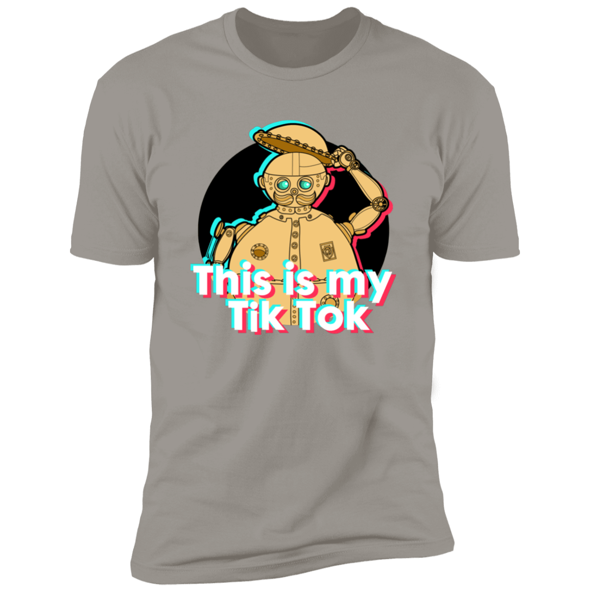 T-Shirts Light Grey / S This is my Tik Tok Men's Premium T-Shirt