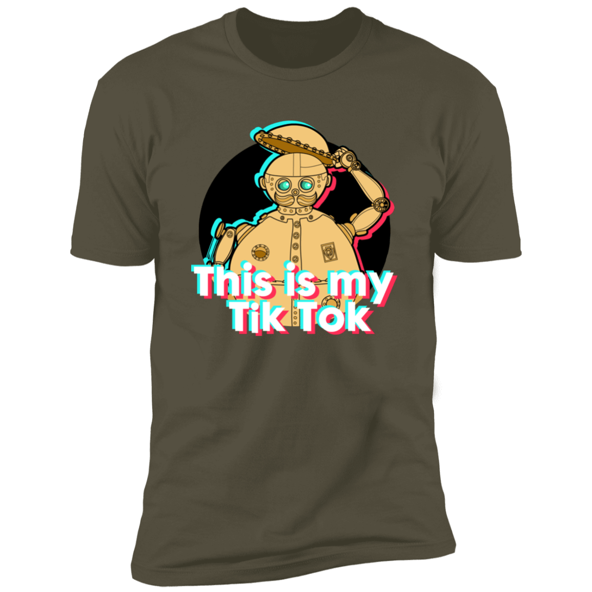 T-Shirts Military Green / S This is my Tik Tok Men's Premium T-Shirt