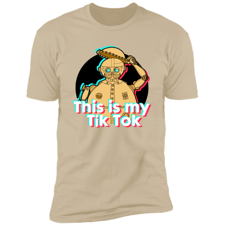 T-Shirts Sand / S This is my Tik Tok Men's Premium T-Shirt