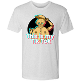 T-Shirts Heather White / S This is my Tik Tok Men's Triblend T-Shirt