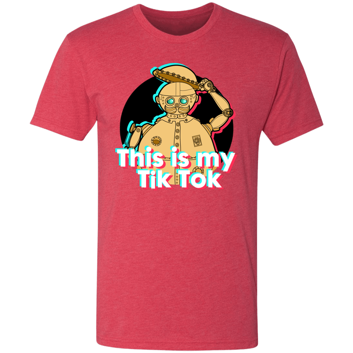T-Shirts Vintage Red / S This is my Tik Tok Men's Triblend T-Shirt