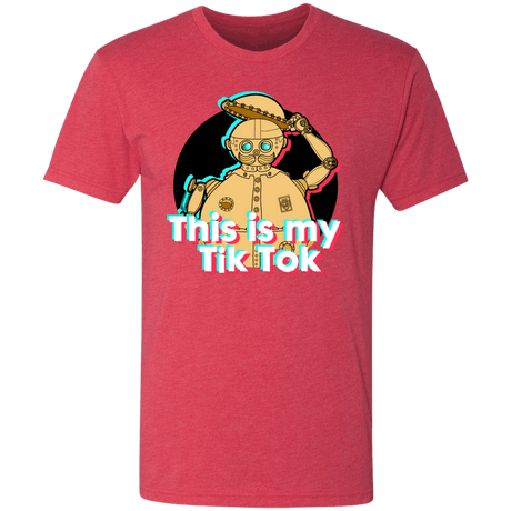 T-Shirts Vintage Red / S This is my Tik Tok Men's Triblend T-Shirt