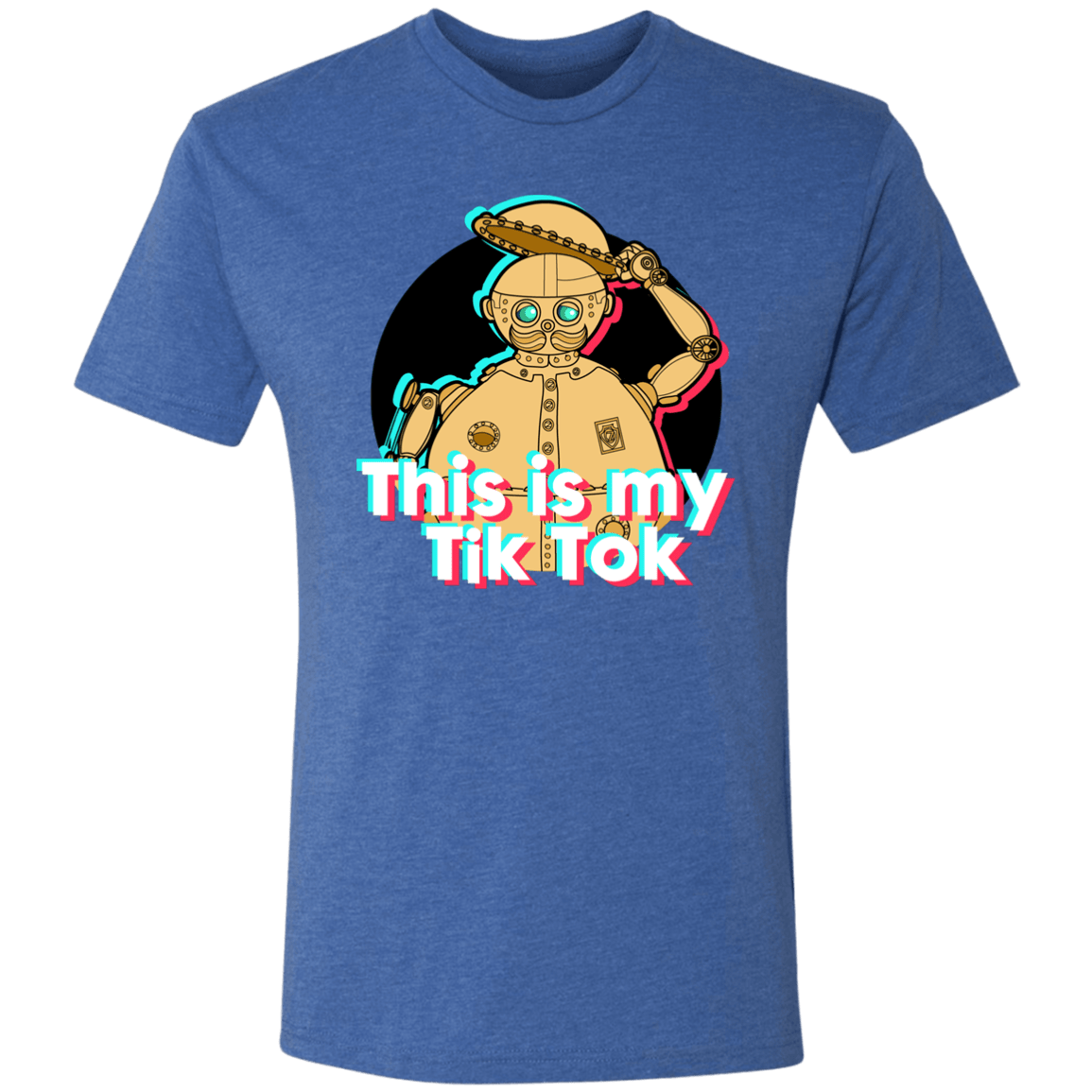 T-Shirts Vintage Royal / S This is my Tik Tok Men's Triblend T-Shirt