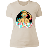 T-Shirts Ivory/ / S This is my Tik Tok Women's Premium T-Shirt