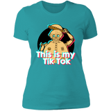 T-Shirts Tahiti Blue / S This is my Tik Tok Women's Premium T-Shirt