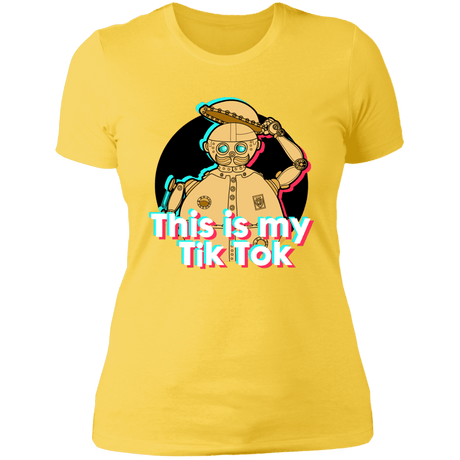 T-Shirts Vibrant Yellow / S This is my Tik Tok Women's Premium T-Shirt