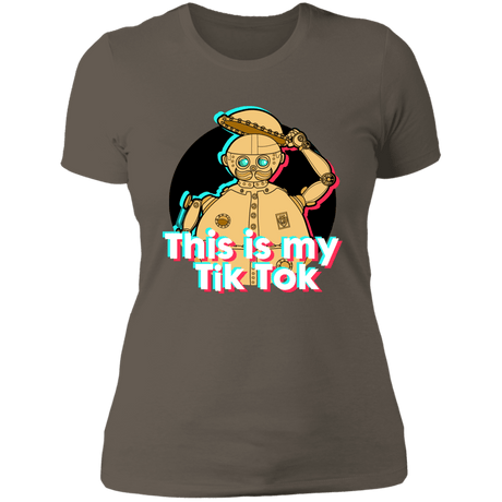 T-Shirts Warm Grey / S This is my Tik Tok Women's Premium T-Shirt