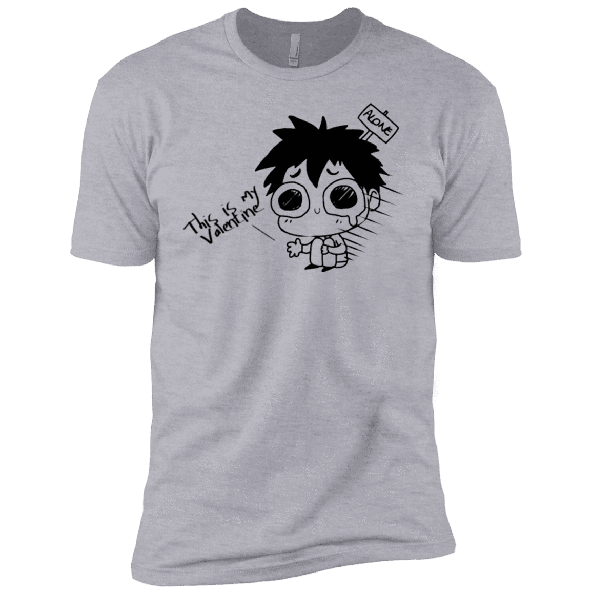 T-Shirts Heather Grey / YXS This is my Valentine Boys Premium T-Shirt
