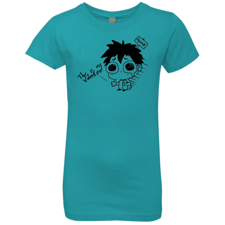 T-Shirts Tahiti Blue / YXS This is my Valentine Girls Premium T-Shirt