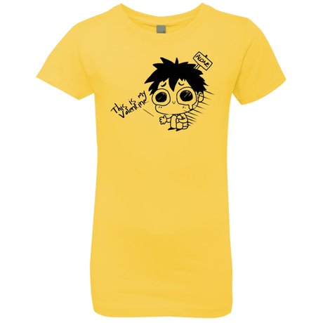 T-Shirts Vibrant Yellow / YXS This is my Valentine Girls Premium T-Shirt